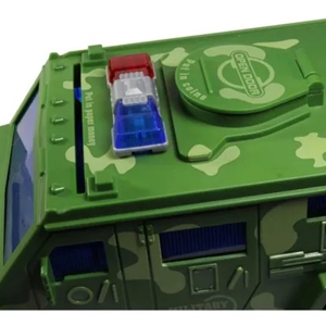 گاوصندوق طرح ماشین ارتشی سبز Military Car Safe Box -اسباب بازی